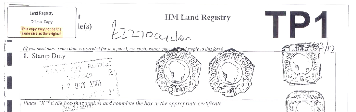 What is a TP1 Agreement?